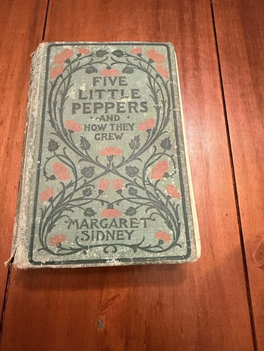 1909 Five Little Peppers and How They Grew Margaret Sidney Antique Art Nouveau